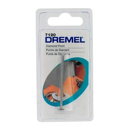 Ponta Diamantada Chata 3/32" 7120 Dremel