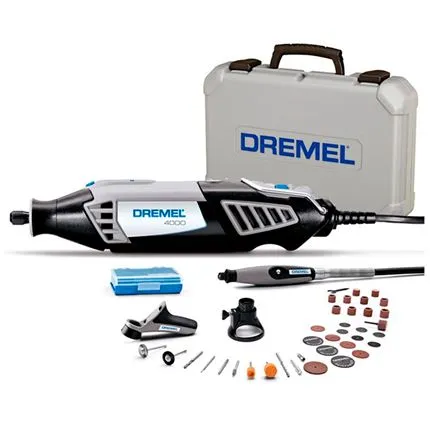 Micro Retífica Dremel 4000 C/ 36 Acessórios e Maleta - 110v