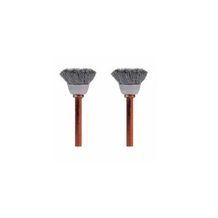 Escova de Cerdas Tipo Copo Aço Inox 2 Peças 531 2 Dremel