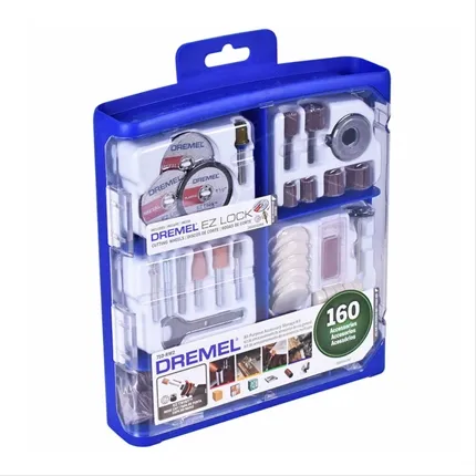 Kit de Uso Geral Para Micro Retífica Com 160 Peças 710Rw2 Dremel