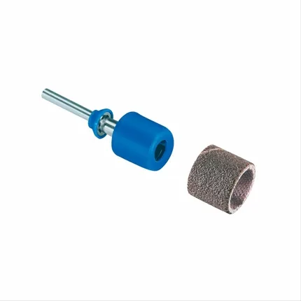 Mandril Dremel EZ407 azul com haste metálica e uma cinta de lixa separada