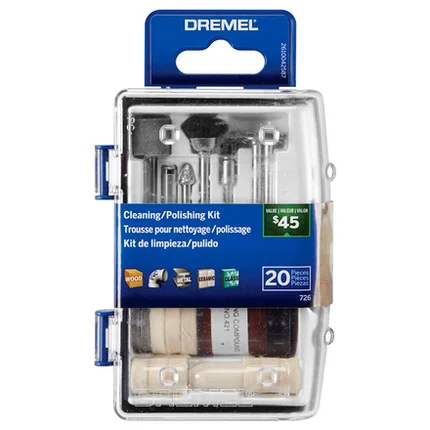 Kit Dremel 726 Limpar e Polir Para Micro Retíficas