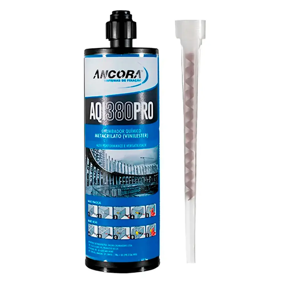 Cartucho AQI380PRO Âncora acompanhado de bico misturador