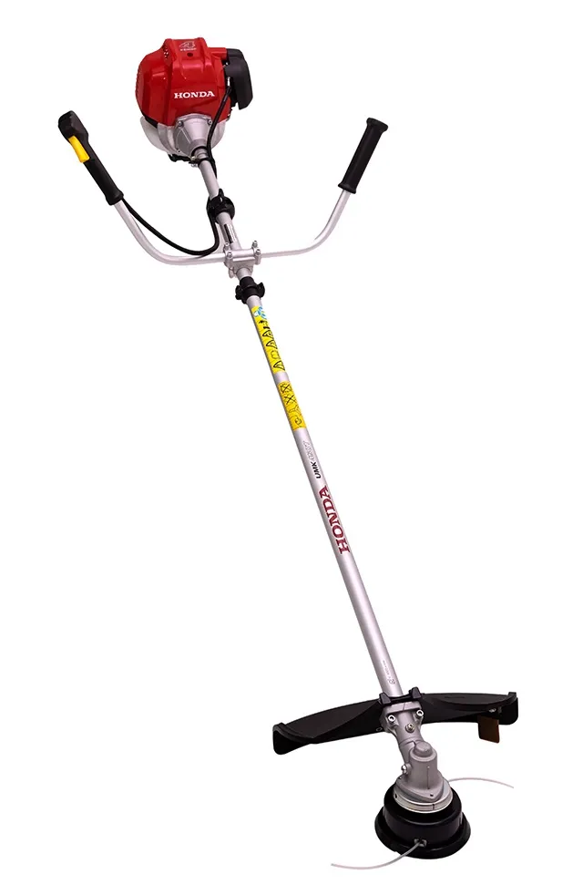 Roçadeira Honda UMK450 completa, com guidão tipo U, defletor e cabeçote de fio de nylon.