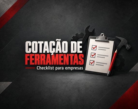 Ilustração editorial: cotação de ferramentas, checklist para empresas