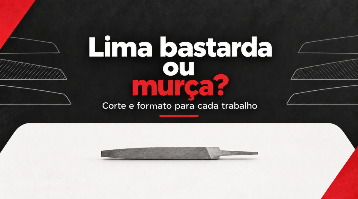 Capa editorial: Lima bastarda ou murça? Corte e formato para cada trabalho, com ilustração baseada em uma lima chata.
