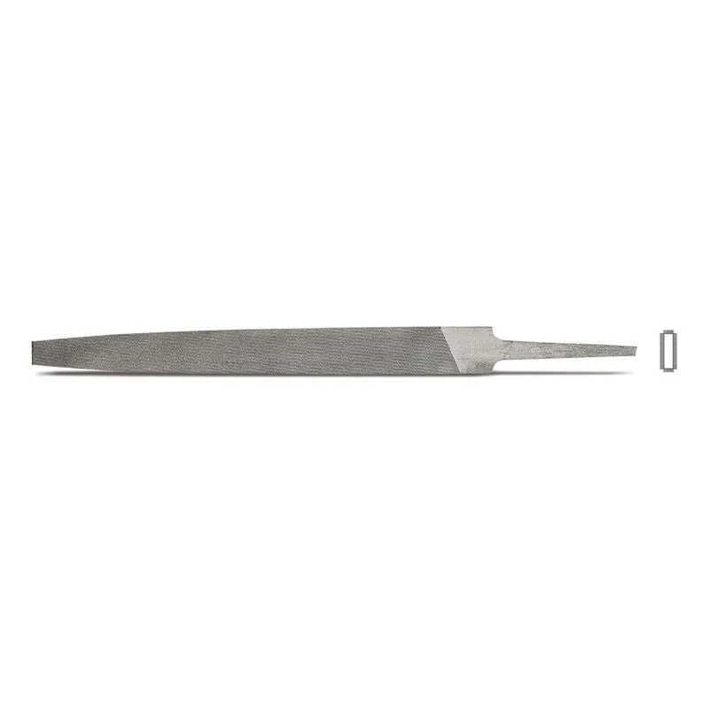 Lima mecânica chata bastarda Starrett L101-106, sem cabo.